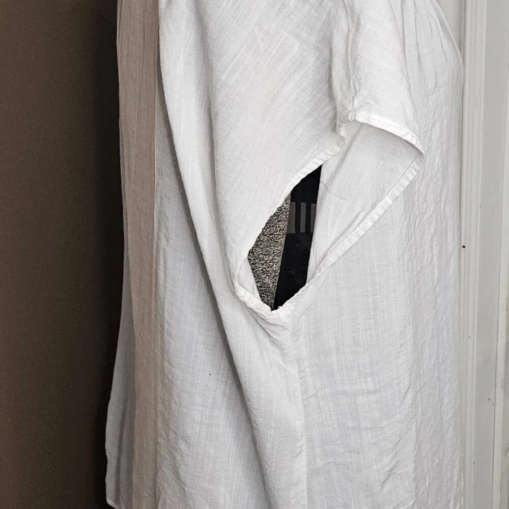 H&M Lightweight Short Sleeve Blouse szL - Picture 10 of 10